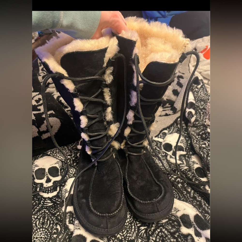 Ugg lace up boots